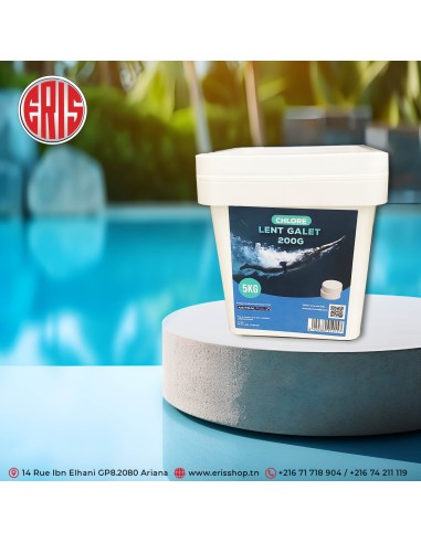 CHLORE LENT GALET 200G