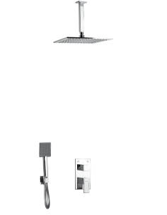 MITIGEUR DE DOUCHE ENCASTRÉ AVEC RAIN SHOWER PLAFONNIER...