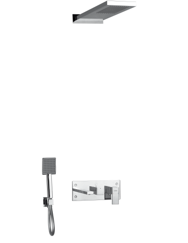 MITIGEUR DE BAIN-DOUCHE ENCASTRÉ 3 SORTIES AVEC...