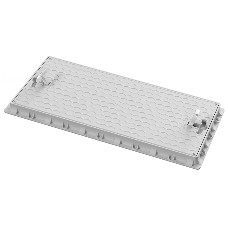 Couvercle de regard en plastique avec poignée