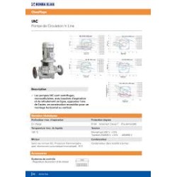 pompe de circulation IAC