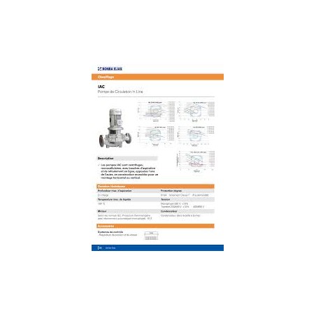 pompe de circulation IAC