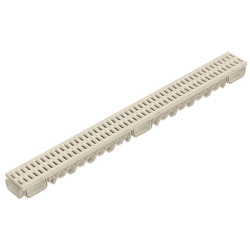 CANIVEAU + GRILLE 100MM X 60MM X 1000MM