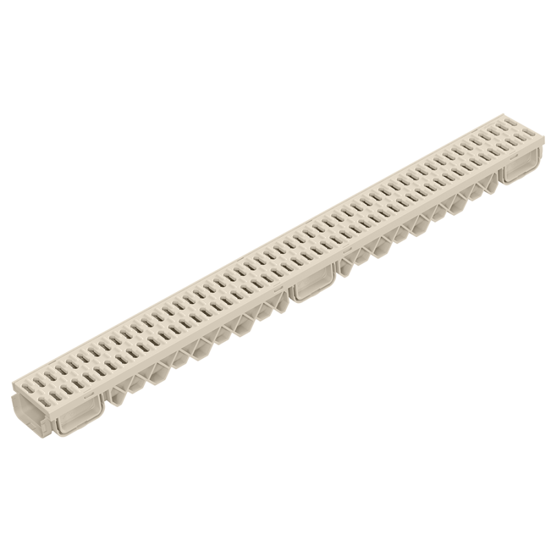 CANIVEAU + GRILLE 100MM X 60MM X 1000MM