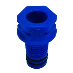 BOUCHE TUBE PEX 16 BLEU