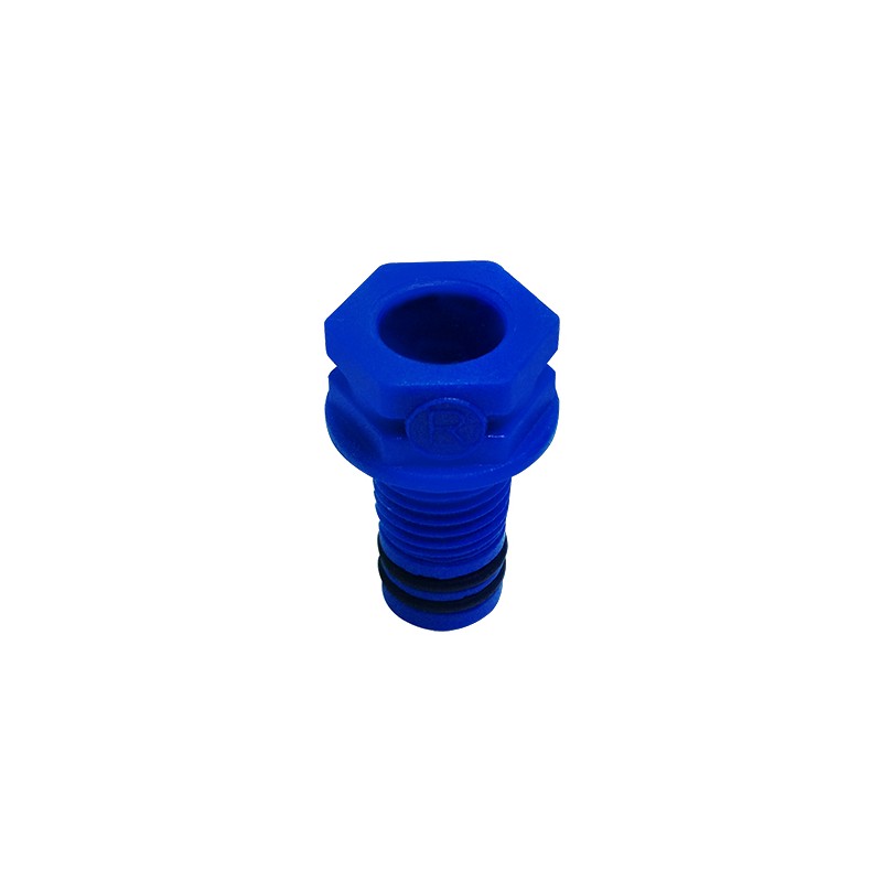 BOUCHE TUBE PEX 16 BLEU