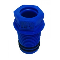 BOUCHE TUBE PEX 20 BLEU