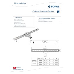 Caniveau de douche Sejnene – SOPAL