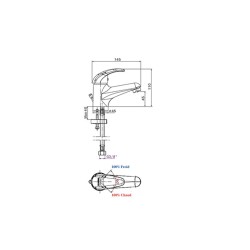 Mitigeur Lavabo Kerkennah