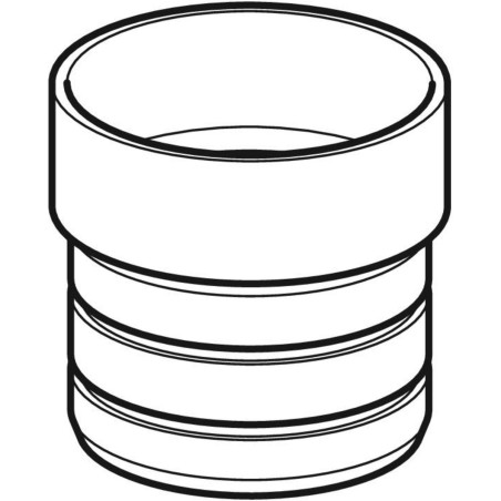 Tubulure de transition Geberit PEHD sur PVC