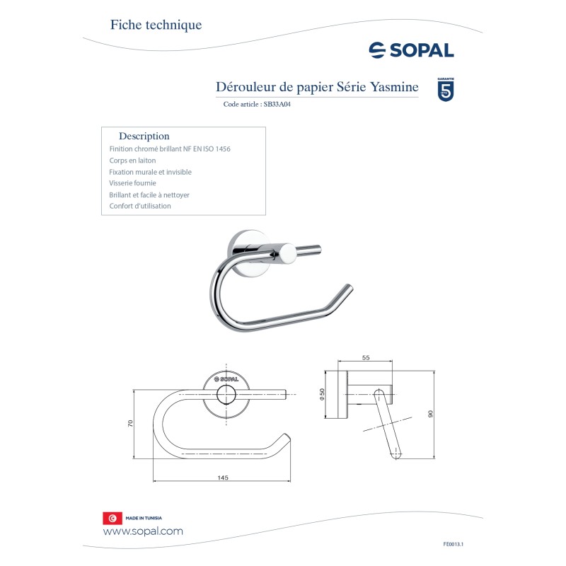 Dérouleur de papier